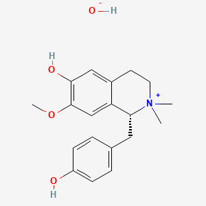 molecular formula C19H25NO4 B15363377 Lotusine hydroxide 