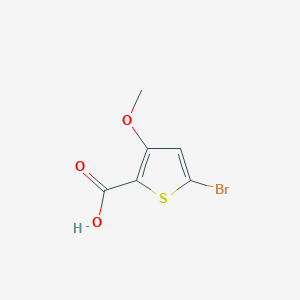 molecular formula C6H5BrO3S B15363630 5-Bromo-3-methoxythiophene-2-carboxylic acid 