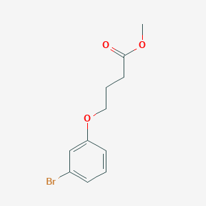molecular formula C11H13BrO3 B15363663 Methyl 4-(3-bromophenoxy)butanoate 