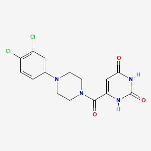 molecular formula C15H14Cl2N4O3 B15363676 SARS-CoV-2-IN-9 