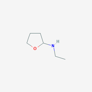 molecular formula C6H13NO B15363686 N-Ethyltetrahydro-2-furanamine CAS No. 887590-74-1