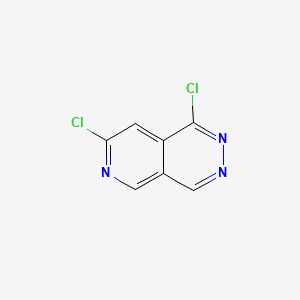 molecular formula C7H3Cl2N3 B15363872 1,7-Dichloropyrido[3,4-D]pyridazine 