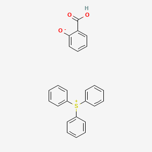 molecular formula C25H20O3S B15363920 Triphenylsulfonium 2-hydroxybenzoate CAS No. 345580-99-6
