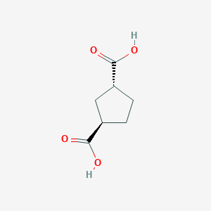 B153640 (1R,3R)-cyclopentane-1,3-dicarboxylic acid CAS No. 826-02-8