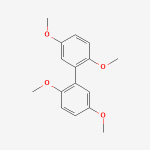 molecular formula C16H18O4 B15364134 2,2',5,5'-Tetramethoxybiphenyl 