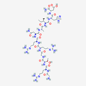 molecular formula C49H86N24O15 B15364166 PKI (14-24)amide 