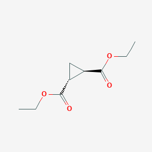 molecular formula C9H14O4 B153643 Diethyl trans-1,2-cyclopropanedicarboxylate CAS No. 3999-55-1