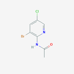 molecular formula C7H6BrClN2O B15364411 N-(3-bromo-5-chloropyridin-2-yl)acetamide 