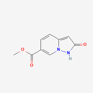 molecular formula C9H8N2O3 B15364530 Methyl 1,2-dihydro-2-oxopyrazolo[1,5-a]pyridine-6-carboxylate 