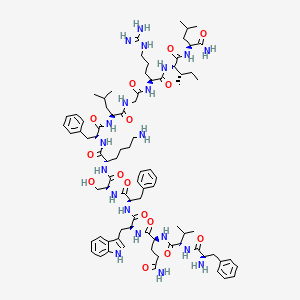 molecular formula C83H122N20O15 B15364653 Temporin L 