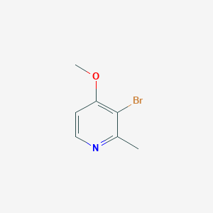 molecular formula C7H8BrNO B15364695 3-Bromo-4-methoxy-2-methylpyridine 