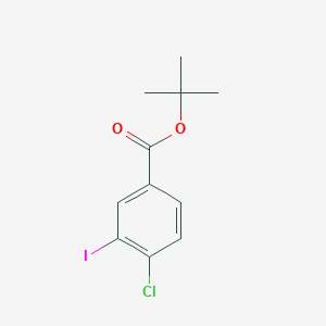 molecular formula C11H12ClIO2 B15364741 Tert-butyl4-chloro-3-iodobenzoate 