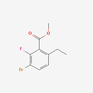 molecular formula C10H10BrFO2 B15364860 Methyl 3-bromo-6-ethyl-2-fluorobenzoate 