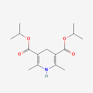 molecular formula C15H23NO4 B15364949 Diisopropyl 2,6-dimethyl-1,4-dihydropyridine-3,5-dicarboxylate CAS No. 57582-47-5