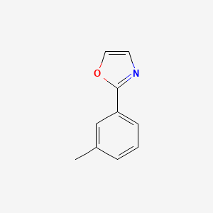 molecular formula C10H9NO B15364988 2-m-Tolyloxazole CAS No. 62882-05-7