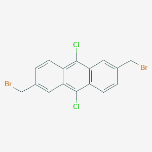 9,10-Dichloro-2,6-bis(bromomethyl)anthracene