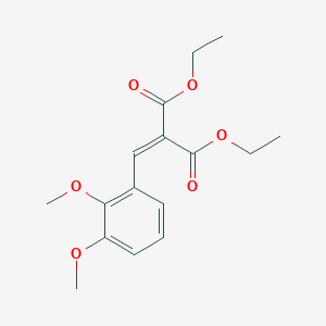 molecular formula C16H20O6 B15365093 Diethyl(2,3-dimethoxybenzylidene)propanedioate CAS No. 39059-74-0