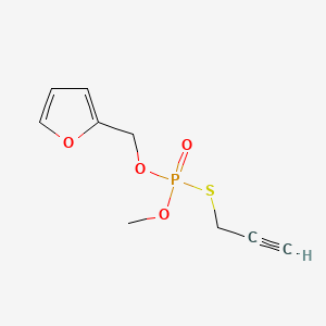 molecular formula C9H11O4PS B15365149 O-(Furfur-2-yl) O-methyl S-(prop-2'-ynyl) phosphorothioate CAS No. 63980-90-5