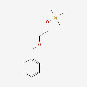 molecular formula C12H20O2Si B15365250 Silane, trimethyl[2-(phenylmethoxy)ethoxy]- CAS No. 31600-50-7