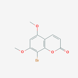 molecular formula C11H9BrO4 B15365375 8-Bromo-5,7-dimethoxy-chromen-2-one CAS No. 299184-53-5