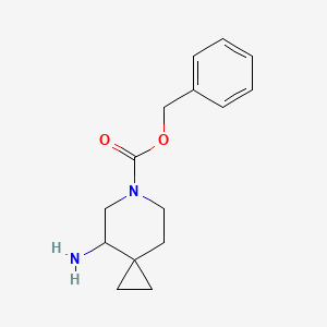 molecular formula C15H20N2O2 B15365505 Benzyl 4-amino-6-azaspiro[2.5]octane-6-carboxylate 