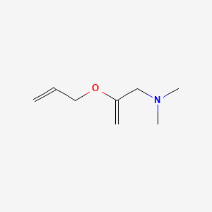molecular formula C8H15NO B15365600 Allylamine, 2-(allyloxy)-N,N-dimethyl- CAS No. 63905-34-0