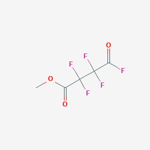 molecular formula C5H3F5O3 B15365968 Methyl 2,2,3,3,4-pentafluoro-4-oxobutanoate CAS No. 63425-24-1