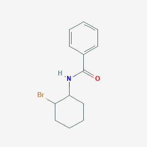 molecular formula C13H16BrNO B15366057 N-(2-bromocyclohexyl)benzamide 