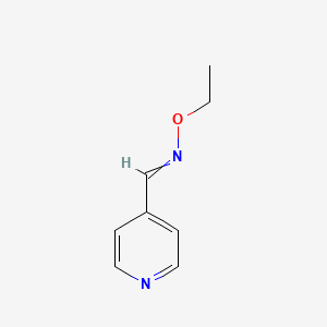 molecular formula C8H10N2O B15366060 Isonicotinaldehyde O-ethyloxime CAS No. 60833-41-2