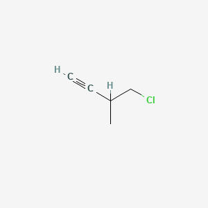 molecular formula C5H7Cl B15366206 4-Chloro-3-methylbut-1-yne CAS No. 63150-17-4