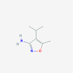 molecular formula C7H12N2O B15366239 4-Isopropyl-5-methylisoxazol-3-amine 