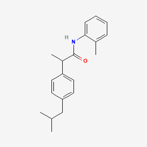 molecular formula C20H25NO B15366244 N-(2-methylphenyl)-2-[4-(2-methylpropyl)phenyl]propanamide CAS No. 127460-05-3