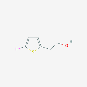 molecular formula C6H7IOS B15366309 5-Iodo-2-thiopheneethanol 