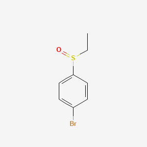 molecular formula C8H9BrOS B15366468 1-Bromo-4-(ethylsulfinyl)benzene CAS No. 30506-29-7