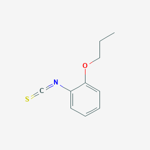 molecular formula C10H11NOS B15366535 1-Isothiocyanato-2-propoxybenzene CAS No. 597545-15-8
