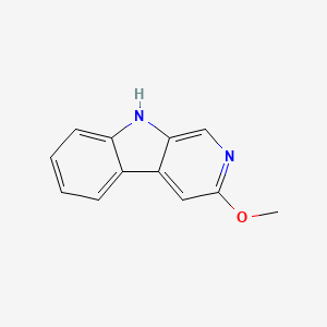 molecular formula C12H10N2O B15366754 3-methoxy-9H-pyrido[3,4-b]indole 