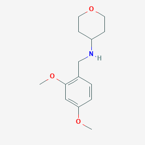 molecular formula C14H21NO3 B15367137 N-(2,4-Dimethoxybenzyl)tetrahydro-2H-pyran-4-amine 
