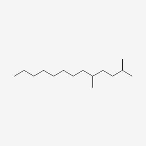 molecular formula C15H32 B15367365 2,5-Dimethyltridecane CAS No. 56292-66-1