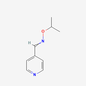 molecular formula C9H12N2O B15367366 Isonicotinaldehyde O-isopropyloxime CAS No. 60833-42-3