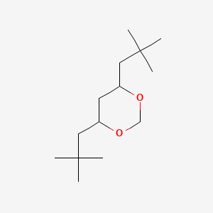 molecular formula C14H28O2 B15367415 4,6-Dineopentyl-1,3-dioxane CAS No. 54646-74-1