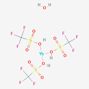 Ytterbium(III) trifluoromethanesulfonate hydrate(1:3:x)
