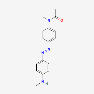 molecular formula C16H18N4O B15367543 N-Methyl-4'-(p-methylaminophenylazo)acetanilide CAS No. 53499-68-6