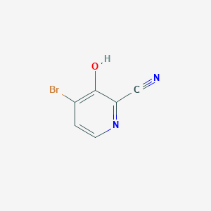 molecular formula C6H3BrN2O B15367751 4-Bromo-3-hydroxypicolinonitrile 