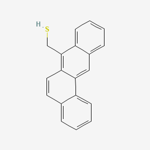 molecular formula C19H14S B15367874 BENZ(a)ANTHRACENE-7-METHANETHIOL CAS No. 63018-59-7