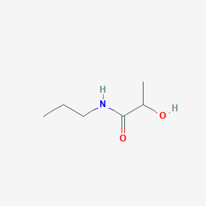 molecular formula C6H13NO2 B15367976 2-hydroxy-N-propyl-propanamide CAS No. 74421-70-8