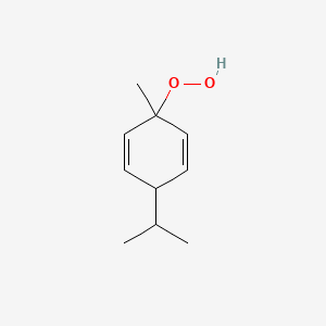 molecular formula C10H16O2 B15368048 Hydroperoxide, 1-methyl-4-(1-methylethyl)-2,5-cyclohexadien-1-yl (9CI) CAS No. 480437-87-4