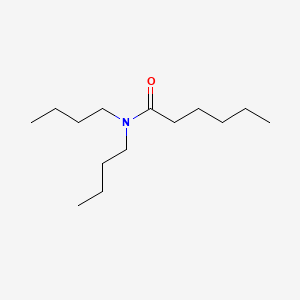 molecular formula C14H29NO B15368152 N,N-Dibutylhexanamide CAS No. 52868-51-6