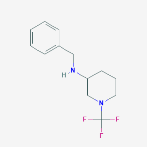 molecular formula C13H17F3N2 B15368153 N-benzyl-1-(trifluoromethyl)piperidin-3-amine 