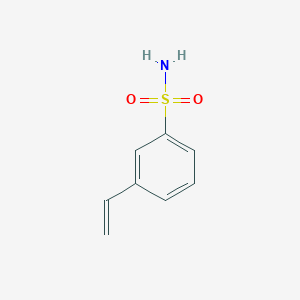 molecular formula C8H9NO2S B15368233 3-Ethenylbenzene-1-sulfonamide CAS No. 205876-31-9
