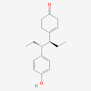 4-[(3s,4r)-4-(4-Hydroxyphenyl)hexan-3-yl]cyclohex-3-en-1-one